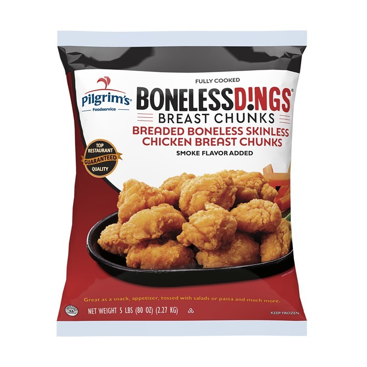 PILGRIM'S FOODSERVICE BREADED BONELESS DINGS