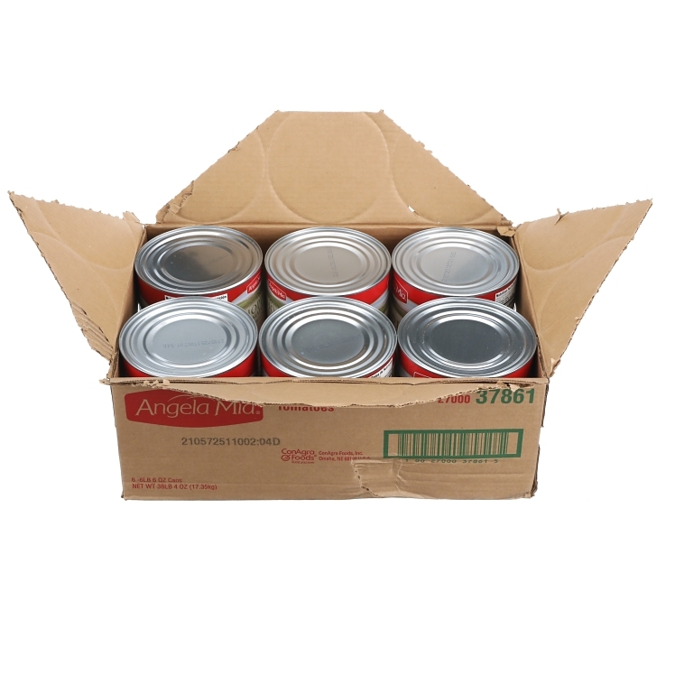 ANGELA MIA TOMATO CHOPPED IN PUREE PEELED CANNED