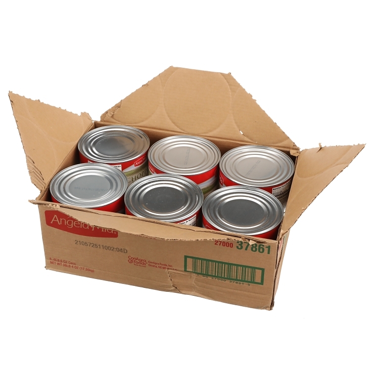 ANGELA MIA TOMATO CHOPPED IN PUREE PEELED CANNED