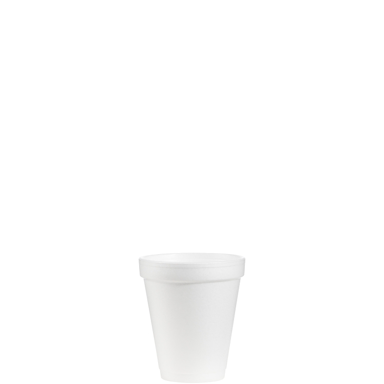 DART WHITE FOAM CUP 6 OZ