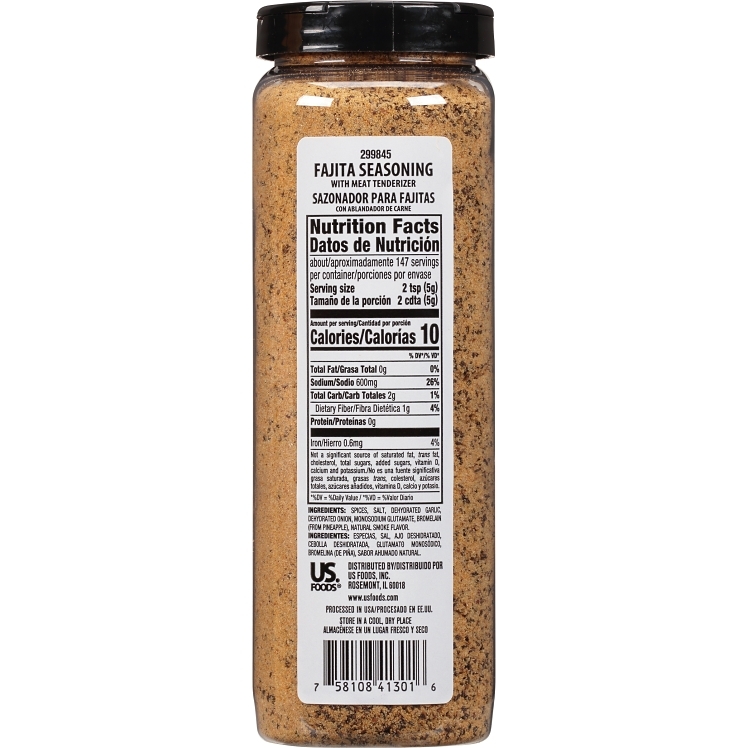MONARCH FAJITA WITH MEAT TENDERIZER  SEASONING
