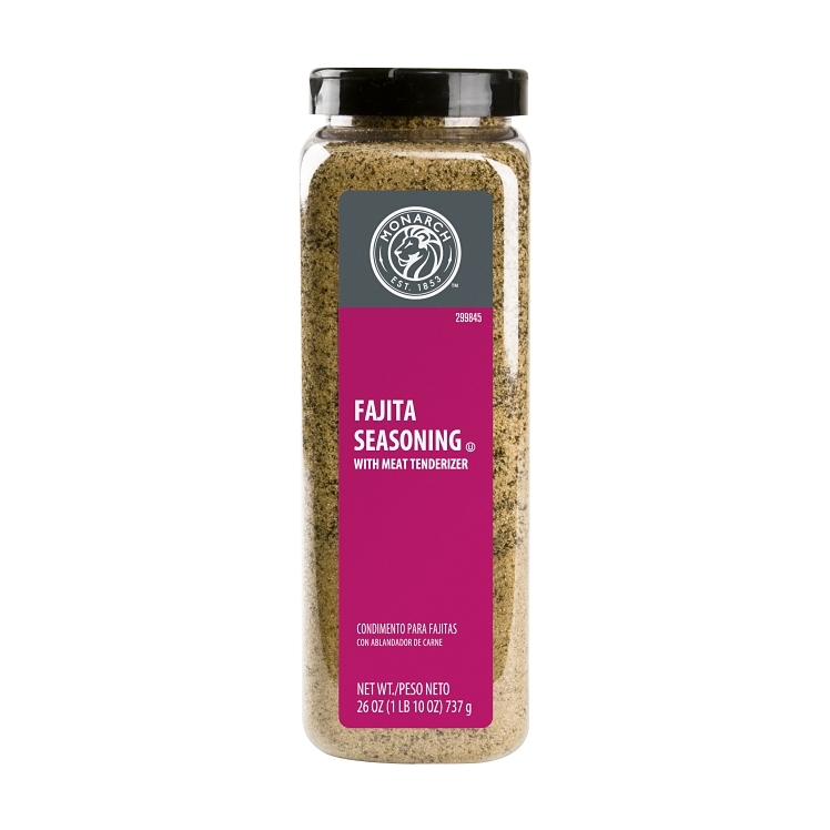 MONARCH FAJITA WITH MEAT TENDERIZER  SEASONING