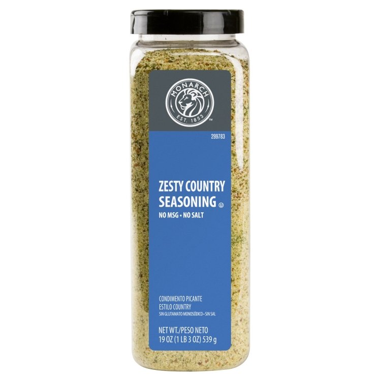 MONARCH ZESTY COUNTRY SALT SEASONING