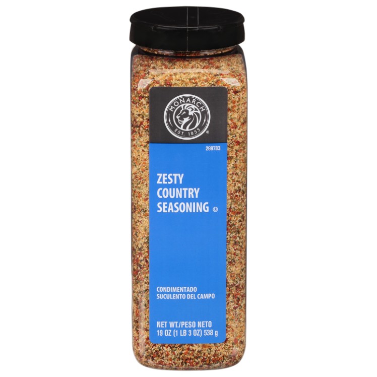 MONARCH ZESTY COUNTRY SALT SEASONING