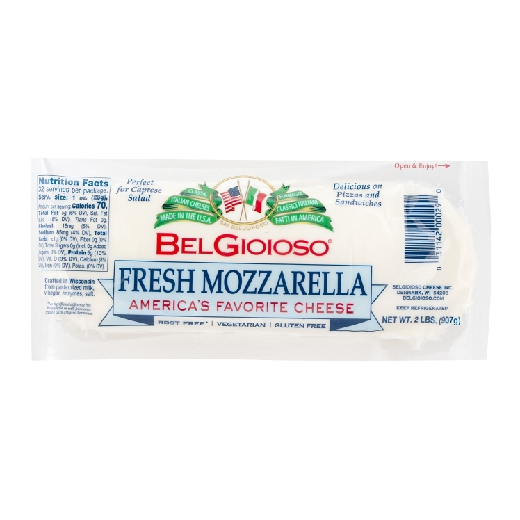 BELGIOIOSO WHOLE MILK DRY MOZZARELLA CHEESE LOG