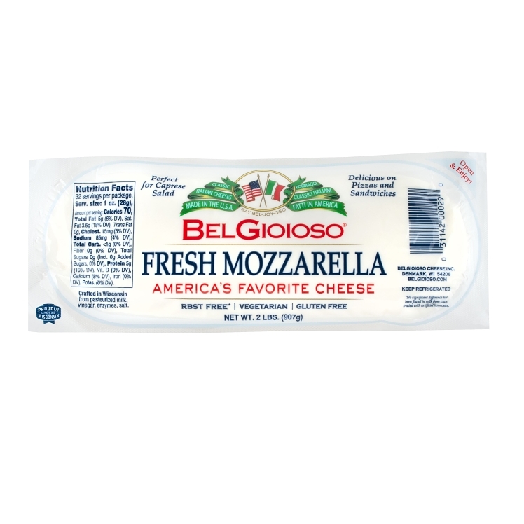BELGIOIOSO WHOLE MILK DRY MOZZARELLA CHEESE LOG