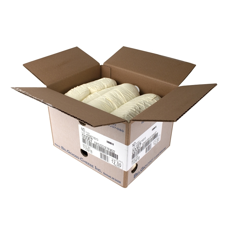BELGIOIOSO SLICED DRY PACK MOZZARELLA PROVOLONE LOG