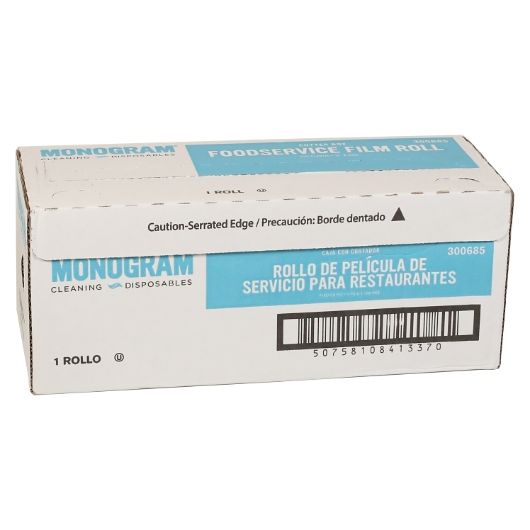 MONOGRAM PLASTIC FILM, 12 INCH X3000' ROLL CUTTER
