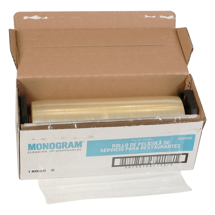 MONOGRAM PLASTIC FILM, 12 INCH X3000' ROLL CUTTER