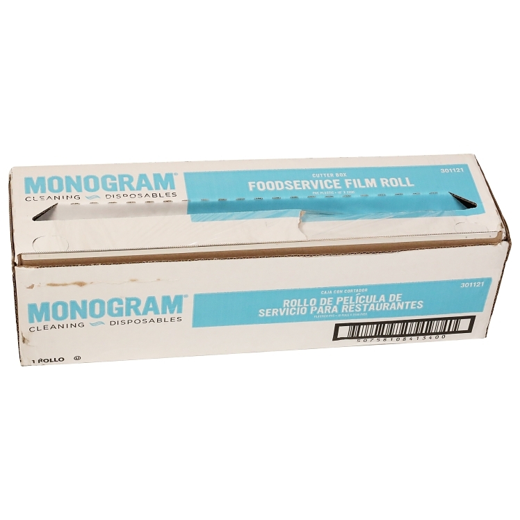 MONOGRAM FILM PLASTIC ROLL CUTTER 18 INCH X 2000 FEET