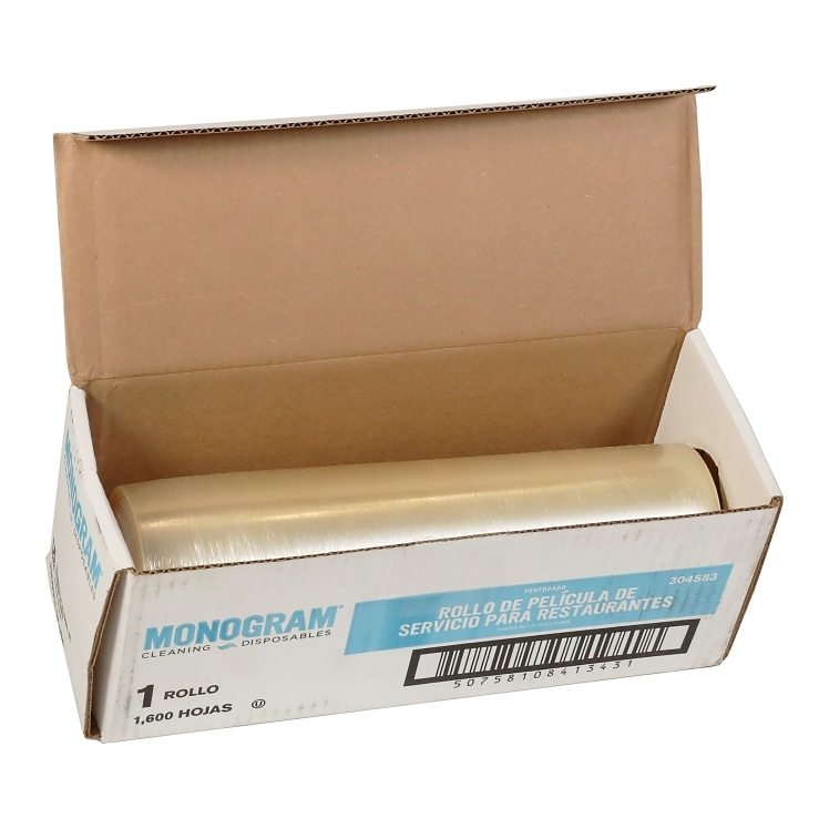 MONOGRAM FILM 12X12 PLASTIC PERFORATED ROLL BOX