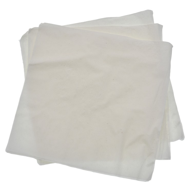 MONOGRAM 16X16 1 PLY WHITE DINNER NAPKIN