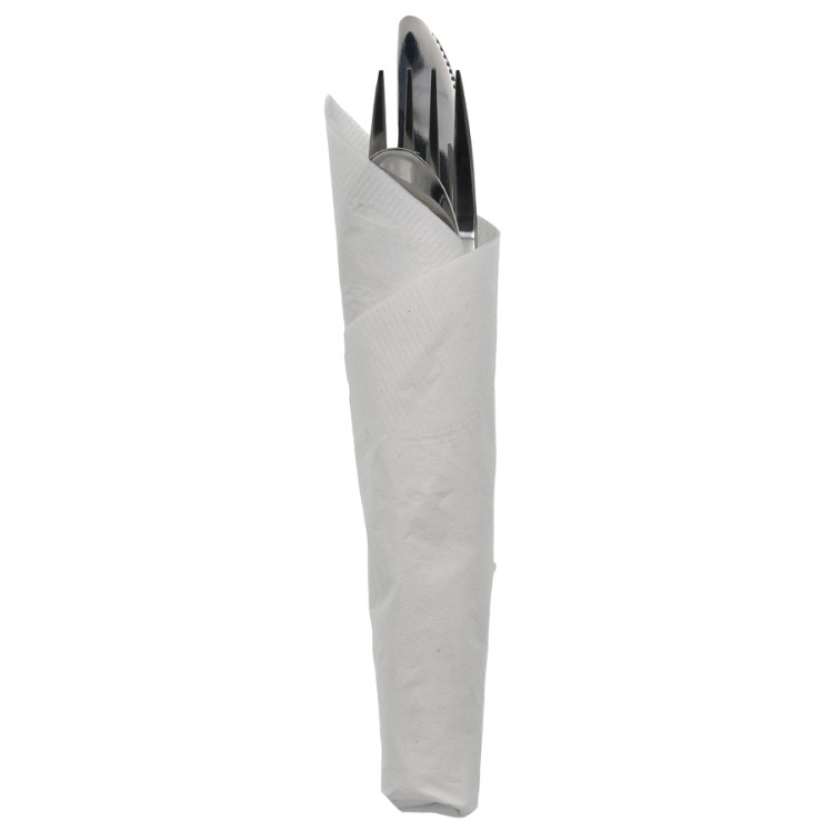 MONOGRAM 16X16 1 PLY WHITE DINNER NAPKIN