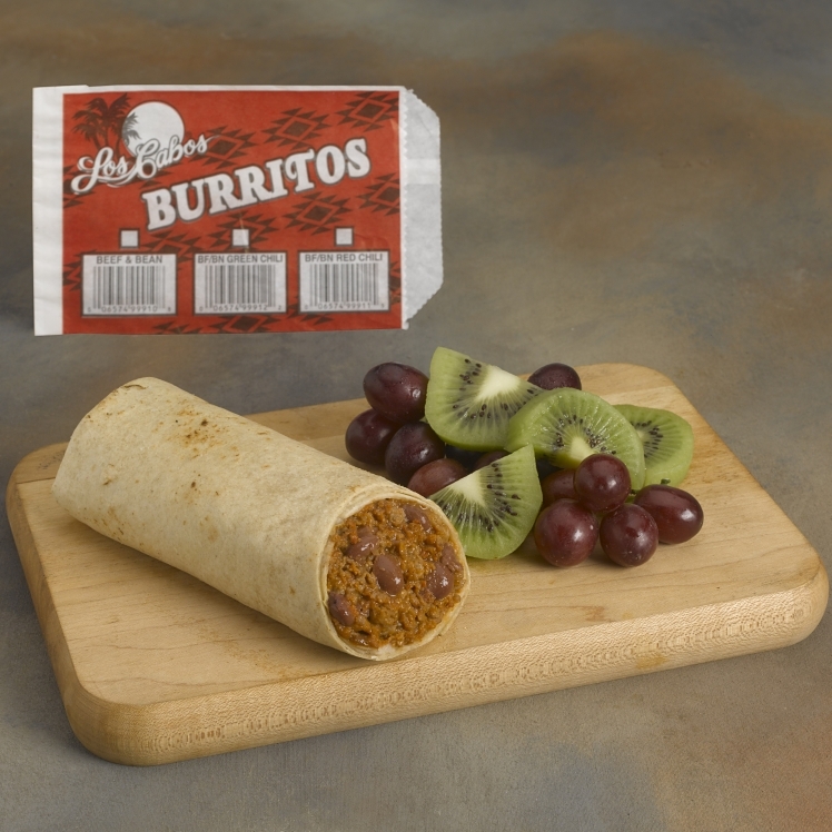 LOS CABOS BURRITO BEEF BEAN RED CHILI