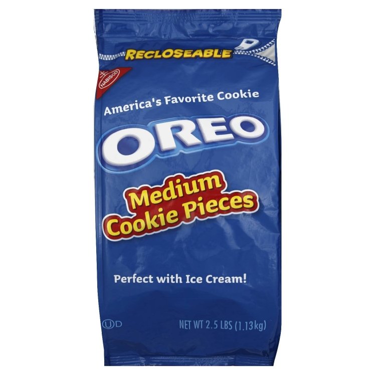 OREO MEDIUM SIZED COOKIE PIECES