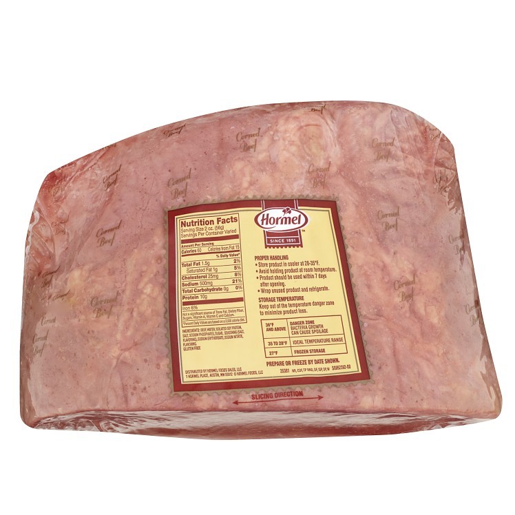 HORMEL TOP ROUND COOKED CORNED BEEF