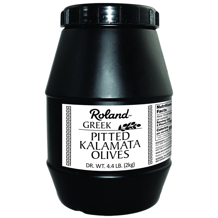 ROLAND OLIVE KALAMATA WHOLE PITTED IMPORTED GREECE