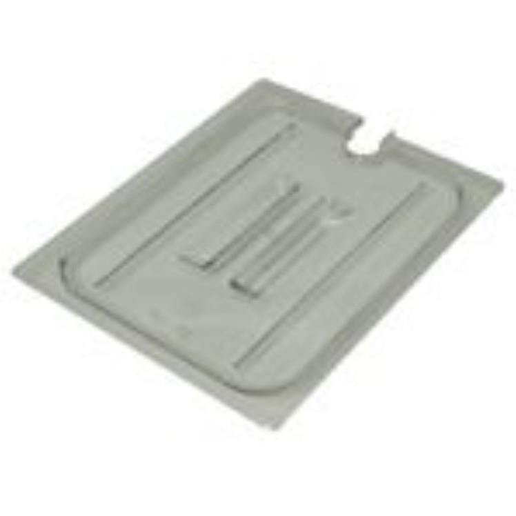 CAMBRO FOOD PAN LID CLEAR HALF SIZE WITH HANDLE