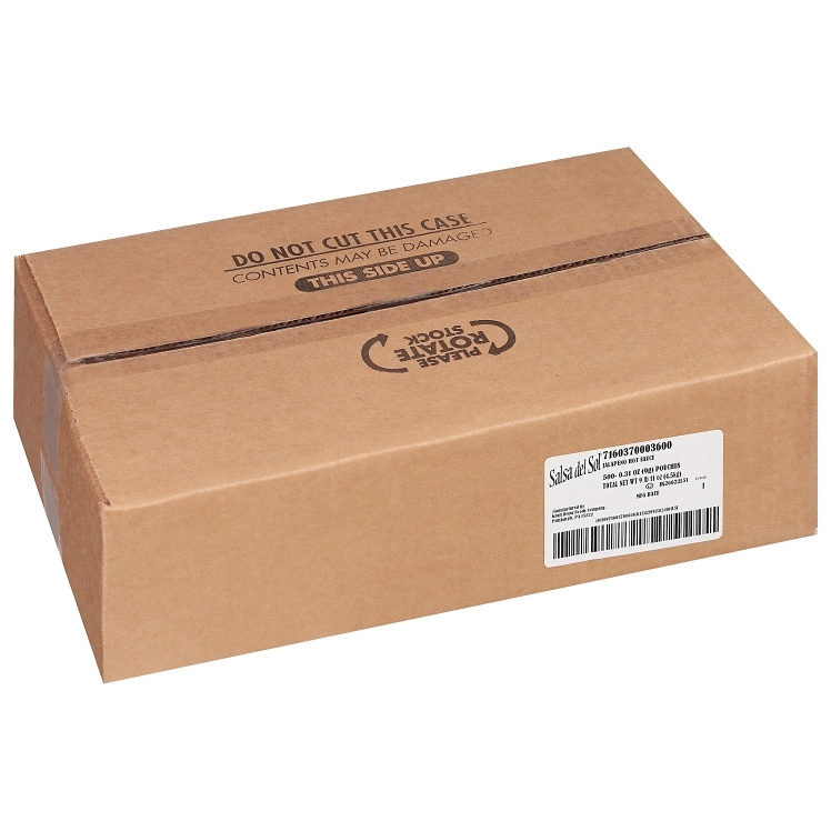 SALSA DEL SOL PORTION PACK JALAPENO HOT SAUCE PACKETS