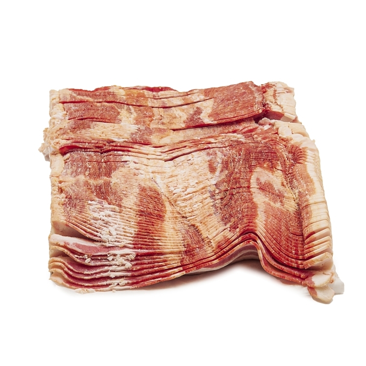 PATUXENT FARMS 18-22 HICKORY SMOKED CURED BACON 1-DIAMOND SLAB