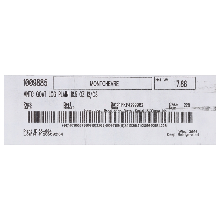 MONTCHEVRE PLAIN GOAT CHEESE