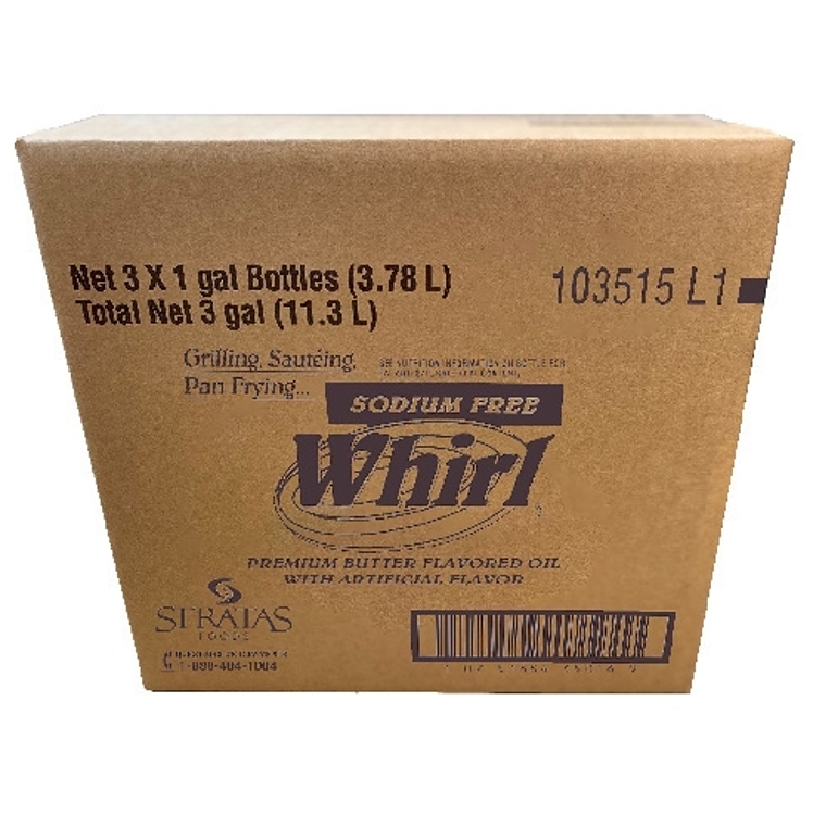 WHIRL OIL BUTTER ALTERNATIVE VEGETABLE SOY FREE LIQUID