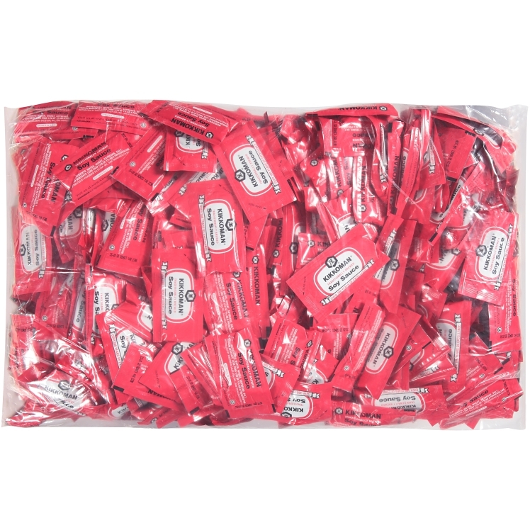 KIKKOMAN SOY SAUCE PACKETS 500 COUNT