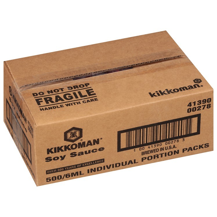 KIKKOMAN SOY SAUCE PACKETS 500 COUNT