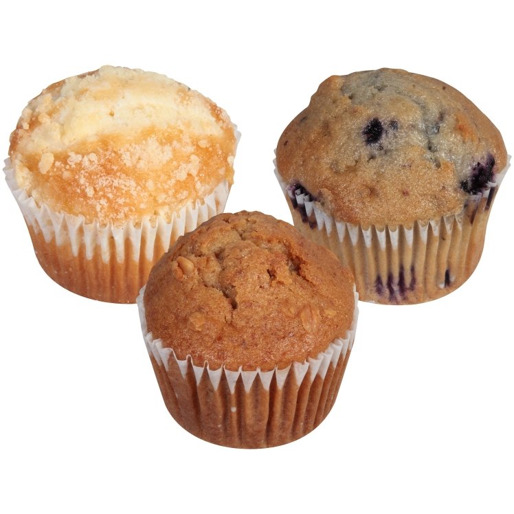 CHEF PIERRE ASSORTED MUFFIN 2 OZ TRAY PACK FROZEN