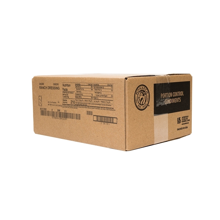 MONARCH RANCH DRESSING SINGLE SERVE POUCH SHELF STABLE