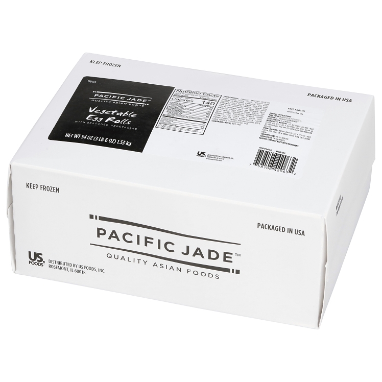 PACIFIC JADE EGG ROLL VEGETABLE 3 OZ COOKED FROZEN