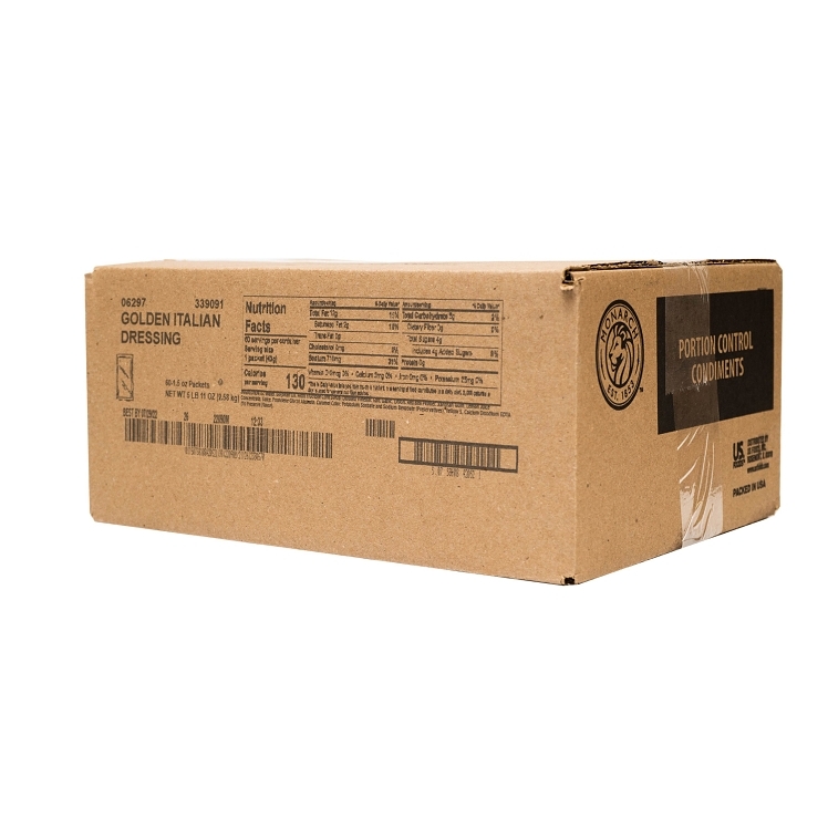 MONARCH GOLDEN ITALIAN SHELF STABLE SINGLE SERVE POUCH