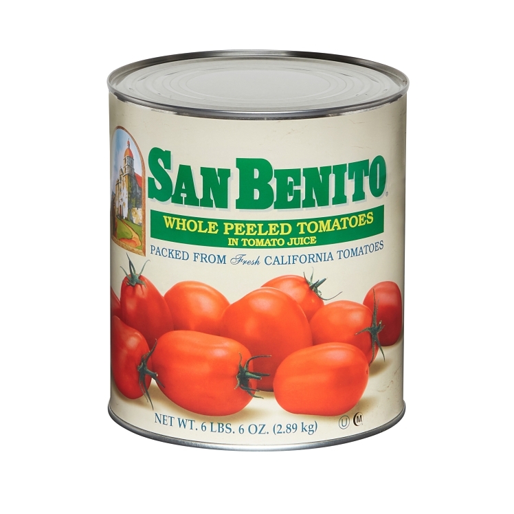SAN BENITO TOMATO WHOLE IN JUICE PEELED CANNED
