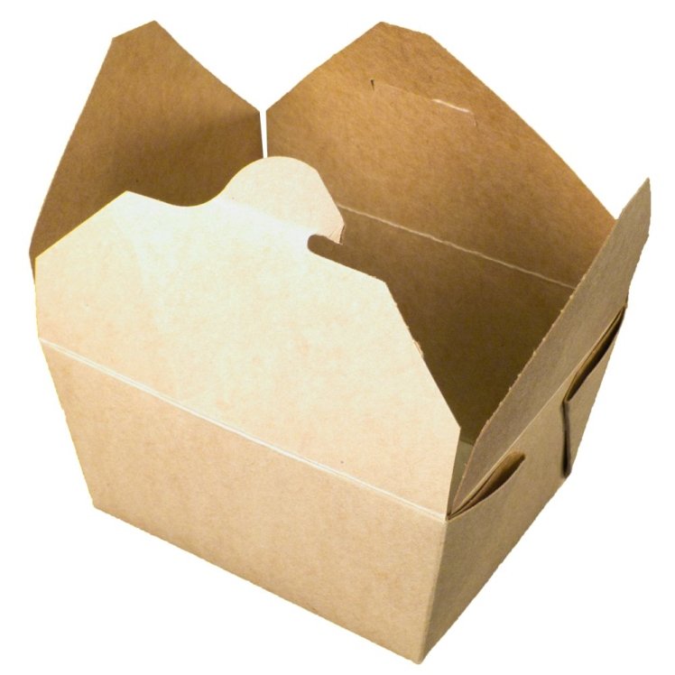 BIO PLUS EARTH #1 KRAFT BROWN PAPERBOARD CONTAINER