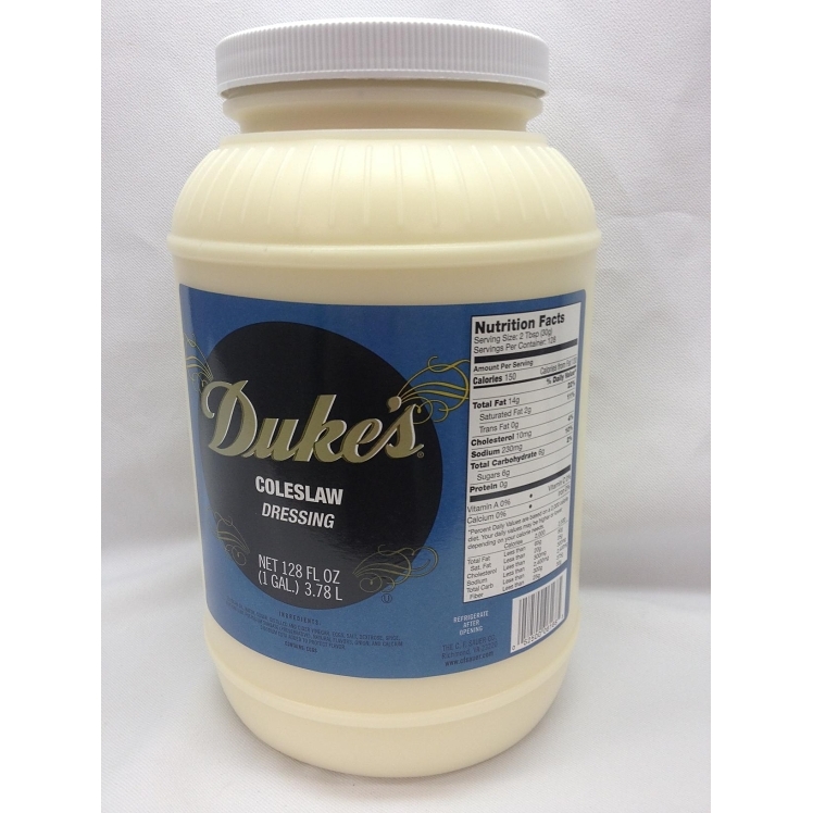 DUKE'S CLASSIC COLE SLAW DRESSING PLASTIC JAR SHELF