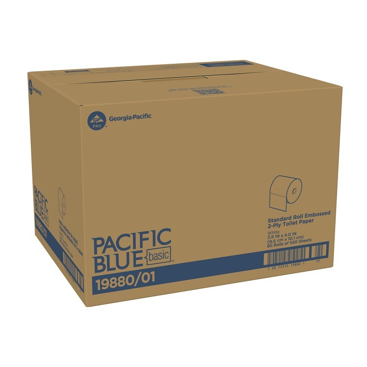 ENVISION 4 X 186' 550 SHEET 2PLY TOILET TISSUE ROLL