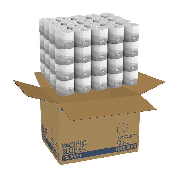 ENVISION 4 X 186' 550 SHEET 2PLY TOILET TISSUE ROLL