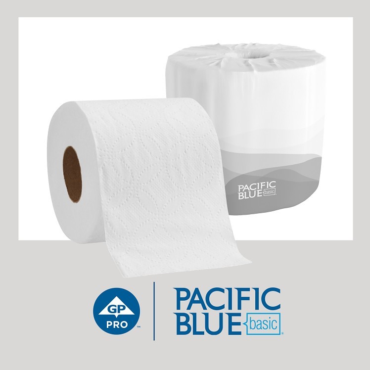 ENVISION 4 X 186' 550 SHEET 2PLY TOILET TISSUE ROLL