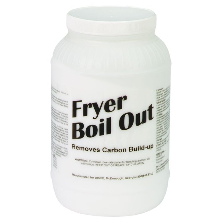 DISCO CLEANER, FRYER GREASE CUTTER CARTON WHITE