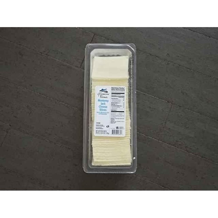 GLENVIEW FARMS SLICED MONTEREY JACK CHEESE .75 OZ