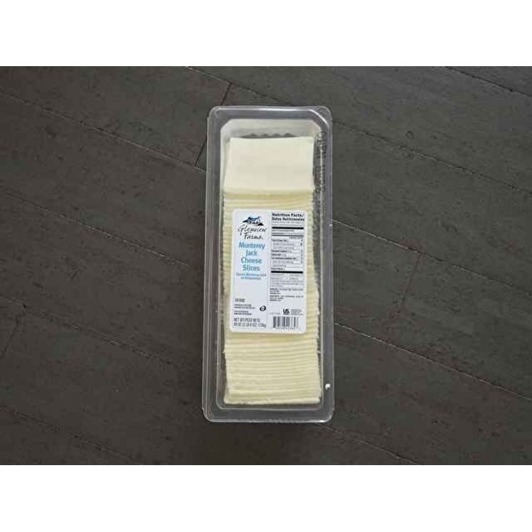GLENVIEW FARMS SLICED MONTEREY JACK CHEESE .75 OZ
