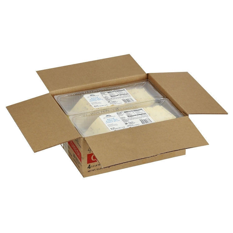 GLENVIEW FARMS PEPPER JACK CHEESE SLICED 0.75 Z TRAY