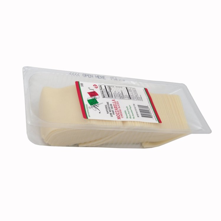 ROSELI SLICED MOZZARELLA CHEESE .75 OZ LUMPS