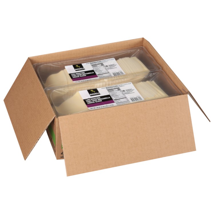ROSELI SLICED MOZZARELLA CHEESE .75 OZ LUMPS
