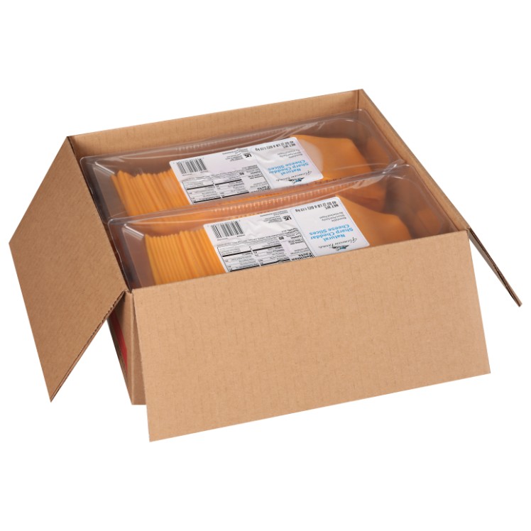 GLENVIEW FARMS cHEDDAR cHEESE SHARP SLICED 0.75 Z