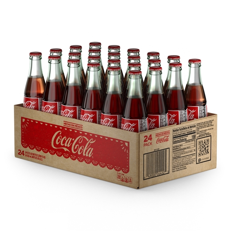 COCA-COLA GLASS BOTTLES MADE IN MEXICO