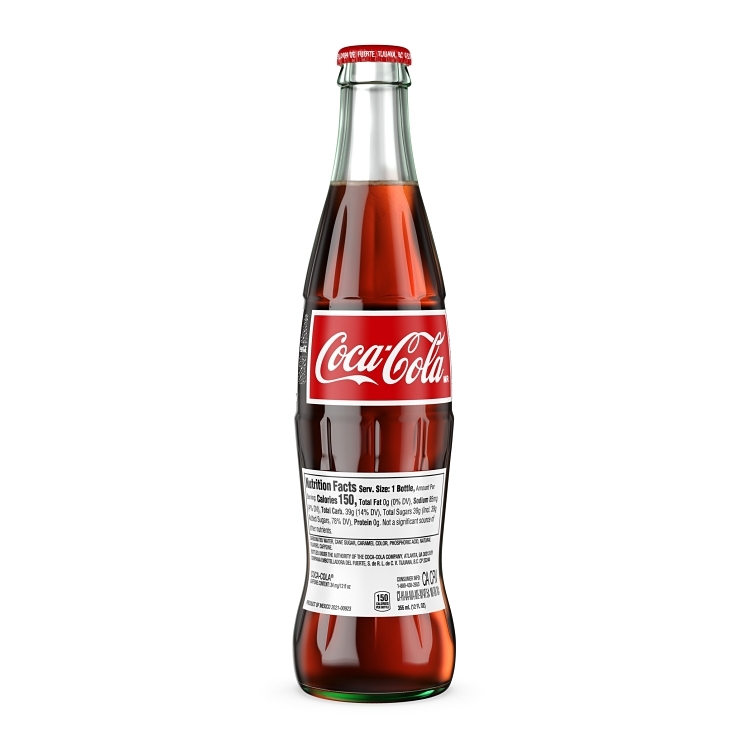 COCA-COLA GLASS BOTTLES MADE IN MEXICO