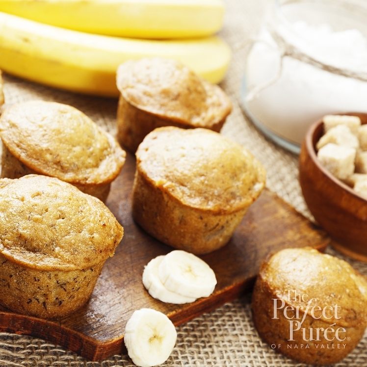 The Perfect Puree of Napa Valley Frozen Banana Puree in Sugar