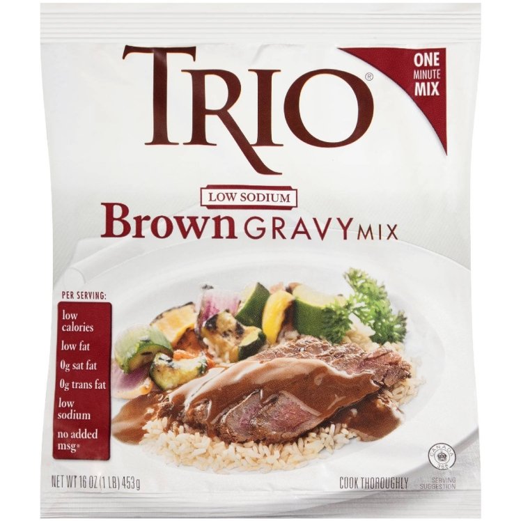 TRIO MIX GRAVY BROWN INSTANT LOW SODIUM