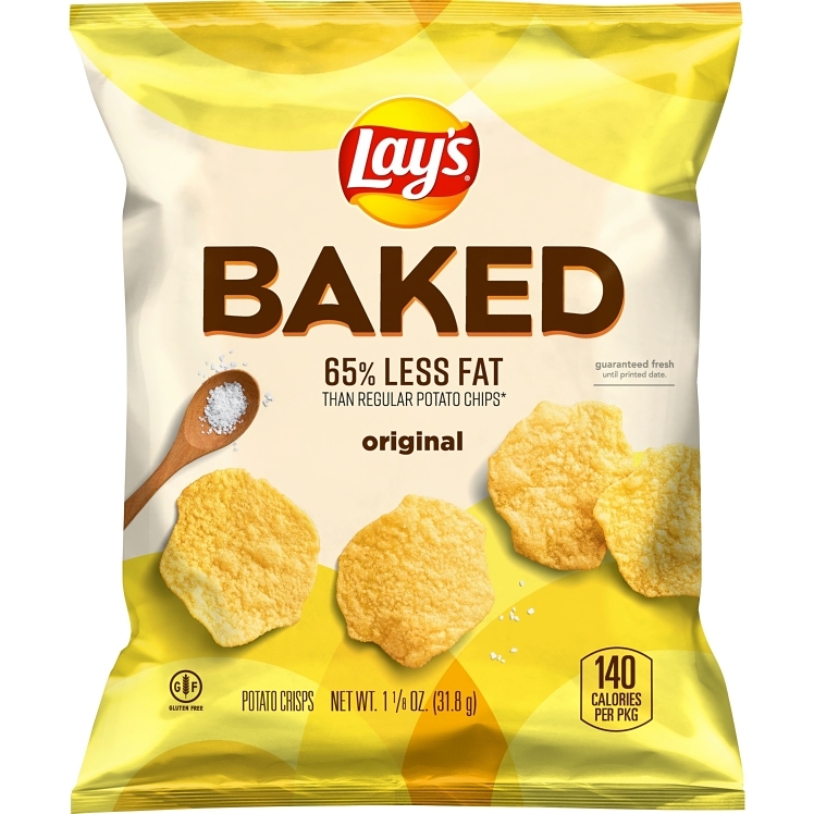 FRITO LAY BAKED POTATO CHIPS LAYS CLASSIC